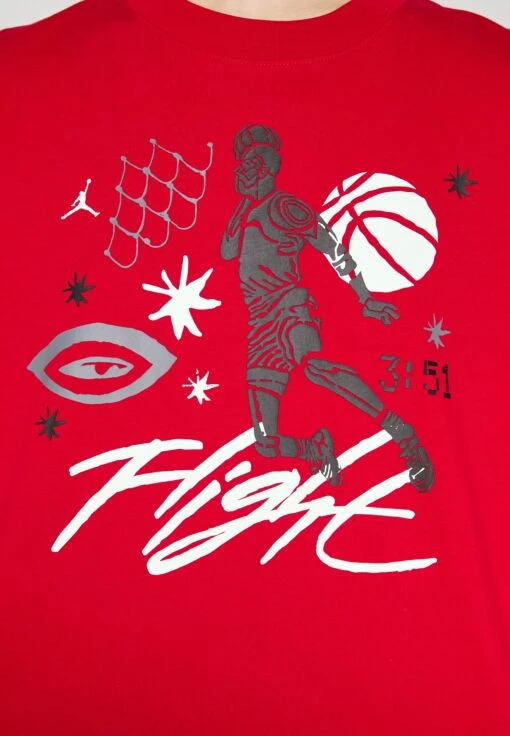 Jordan Tee Core - Print T-Shirt - Gym Red -Jiaxin Sport Shop 57c09ecf75a84e108e240205be9a7354 scaled