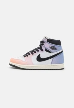 Air Jordan 1 Retro Unisex - High-Top Trainers - Vivid Orange/Black/Iced Lilac/True Blue/Sail