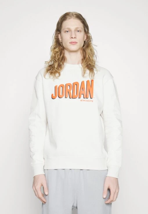 Jordan M J Flt Gfx Flc Crew - Sweatshirt - Phantom/Rush Orange/Black -Jiaxin Sport Shop 5bd2ade61ee444bc901bd13ae62671e2 scaled