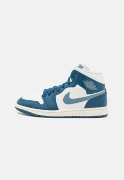Air Jordan 1 Mid - High-Top Trainers - Sky Frozen Blue/Ozone Blue/Sail