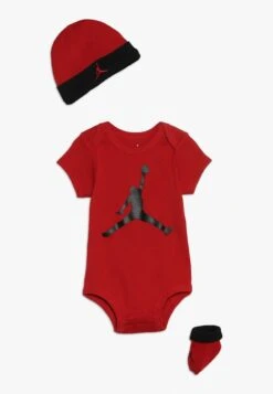 Jordan Jumpman Bootie Set Unisex - Print T-Shirt - Gym Red/Black
