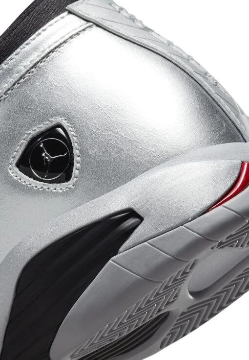 Wmns Air Jordan 14 Retro Low - Trainers - Mtlc Slvr/Fr Rd-Wlf Gry-Black -Jiaxin Sport Shop 62534fe67391411bbddc40fa3ca2026d