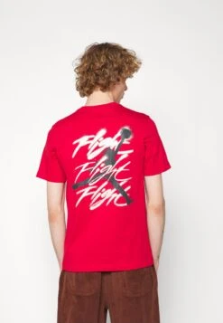 Jordan Brand Crew - Print T-Shirt - Gym Red/Sail/Black -Jiaxin Sport Shop 632742fc3b7a40c2b7e767e7ace4f17c