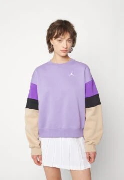 Jordan Crew - Sweatshirt - Sky/Light Purple/Desert/White -Jiaxin Sport Shop 63b48e38822b47e090503957d0f8d703