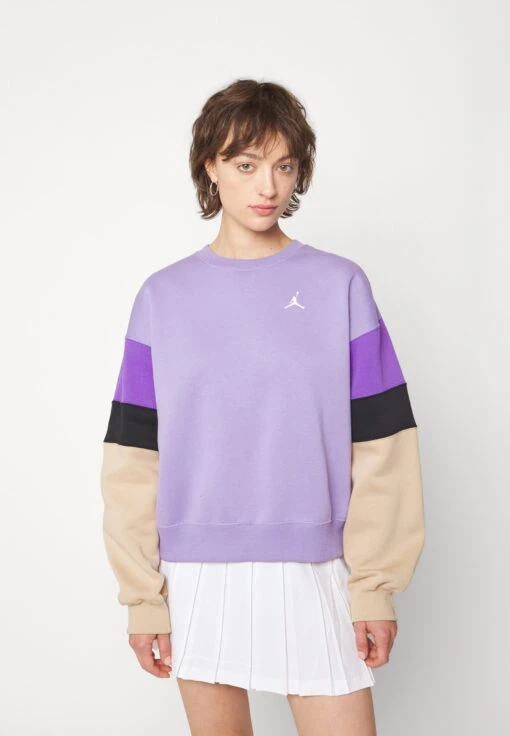 Jordan Crew - Sweatshirt - Sky/Light Purple/Desert/White -Jiaxin Sport Shop 63b48e38822b47e090503957d0f8d703 scaled