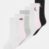 Jordan Girls Legend Crew 6 Pack - Sports Socks - Pink Foam -Jiaxin Sport Shop 64f98c9e805648f4bef50efe7c094f91