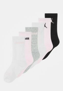 Jordan Girls Legend Crew 6 Pack - Sports Socks - Pink Foam