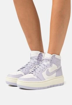 Air Jordan 1 Elevate Mid - High-Top Trainers - Sail/Titanium/Coconut Milk