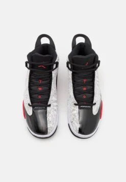 Air Jordan Dub Zero - High-Top Trainers - White/Fire Red/Black -Jiaxin Sport Shop 6bcc26c98a18467bbe4a534dd99d3af6