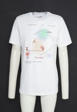 Jordan Print T-Shirt - White -Jiaxin Sport Shop 6c436f90e5af433089f7ffb2bb2b4355