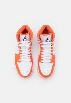 Air Jordan 1 Mid Se - High-Top Trainers - Electro Orange/Black/White -Jiaxin Sport Shop 72d3ff733ce14bb9ab039f1c3ae41b14