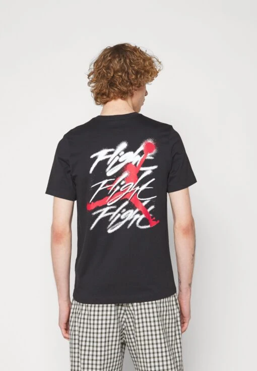 Jordan Brand Crew - Print T-Shirt - Black/White/Gym Red -Jiaxin Sport Shop 7325ba1664db45e4b88af8adcfa17e59 scaled