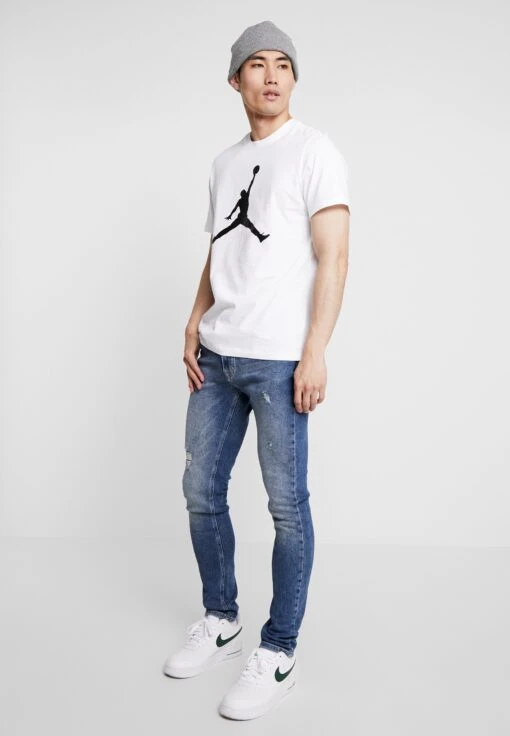 Jordan Jumpman Crew - Print T-Shirt - White/Black -Jiaxin Sport Shop 74cf685e48354178b654c02156ebbe91 scaled