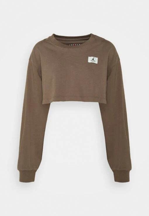 Jordan Crop Tee - Long Sleeved Top - Palomino -Jiaxin Sport Shop 782b1d508e8743a989ac68cd47a49091 scaled