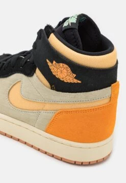 Air Jordan 1 Zoom Cmft- High-Top Trainers - Muslin/Celestial Gold/Black/Vivid Orange/Sail -Jiaxin Sport Shop 799b1067a111420a8850b1b38240831d
