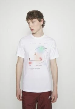 Jordan Print T-Shirt - White -Jiaxin Sport Shop 7a683d25c6bc40a688e0f0d7854f0cd5
