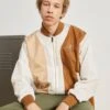 Jordan Bomber Jacket - Light British Tan/Sail -Jiaxin Sport Shop 7ce8dd994c034b6f8b819b529f8b9d60