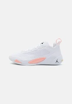 Jordan Luka 1 - Basketball Shoes - White/Black/Bleached Coral/Sesame