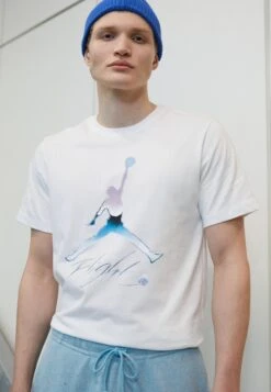 Jordan Brand Graphic Crew - Print T-Shirt - White