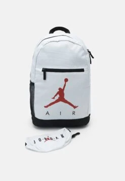 Jordan Air School Backpack With Pencil Case Unisex Set - Pencil Case - White