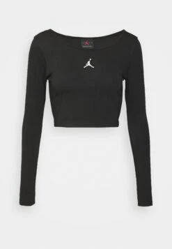 Jordan Core - Long Sleeved Top - Black/White -Jiaxin Sport Shop 87c1b4df21214023a89e5c59ebbdf19a