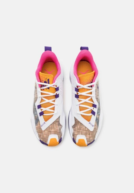Jordan One Take 4 - Basketball Shoes - White/Court Purple/Canyon Gold/Pinksicle -Jiaxin Sport Shop 87e0461e526b4514a195086ed1dcf95d scaled