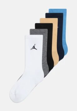 Jordan Everyday Essentials Crew 6 Pack - Sports Socks - Obsidian