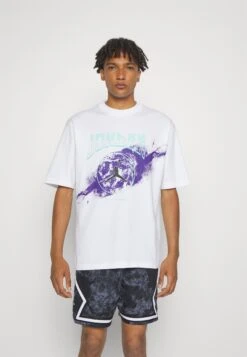Jordan Crew - Print T-Shirt - White/Tropical Twist