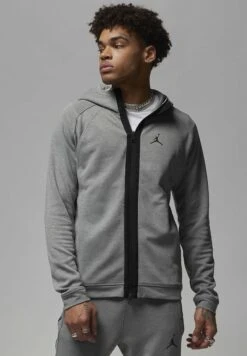 Jordan Air - Zip-Up Sweatshirt - Dark Grey Heather Black