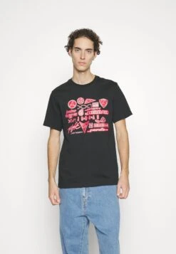 Jordan Brand Crew - Print T-Shirt - Black/Gym Red -Jiaxin Sport Shop 934effa300824fad8c4bc5fd6b087fe5