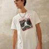 Jordan Brand Crew - Print T-Shirt - White/Black -Jiaxin Sport Shop 93d9590b88554226a36812b8f635b697