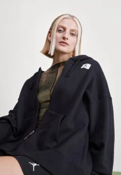 Jordan Zip-Up Sweatshirt - Black