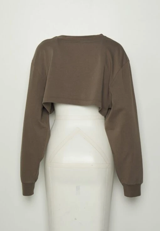 Jordan Crop Tee - Long Sleeved Top - Palomino -Jiaxin Sport Shop 971db529d3db44e7a4f27756a6b7c39c scaled