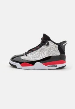 Air Jordan Dub Zero - High-Top Trainers - White/Fire Red/Black
