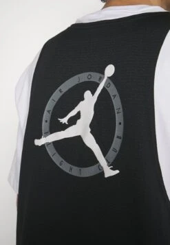 Jordan Print T-Shirt - White/Black -Jiaxin Sport Shop 9de6e40200a5451ba804e0e012f68e0c