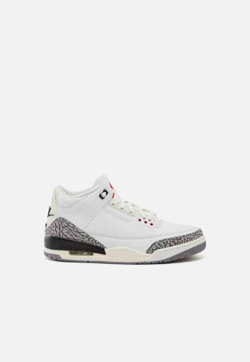 Air Jordan 3 Retro - High-Top Trainers - Summit White/Fire Red/Black/Cement Grey -Jiaxin Sport Shop 9eb9baf9d5fe42f99ce642e4963881b3 scaled