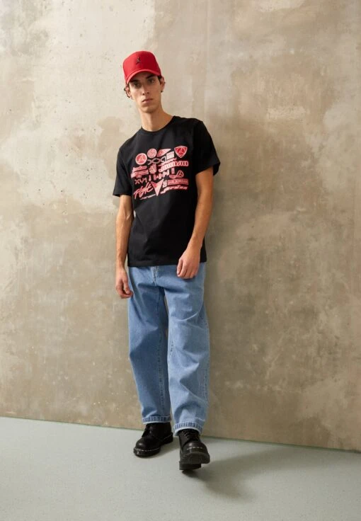 Jordan Brand Crew - Print T-Shirt - Black/Gym Red -Jiaxin Sport Shop a11e1ea80f914ca6874102ace985e5a6 scaled