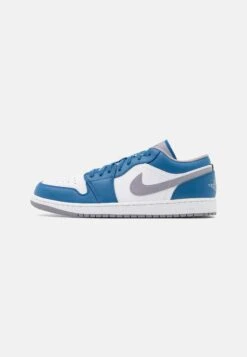 Air Jordan 1 - Trainers - True Blue/Cement Grey/White
