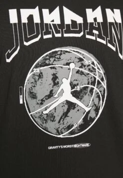 Jordan Crew - Sports T-Shirt - Black/Cool Grey -Jiaxin Sport Shop a7e4d2946a8744c6bb0bf97ffbcb1ade