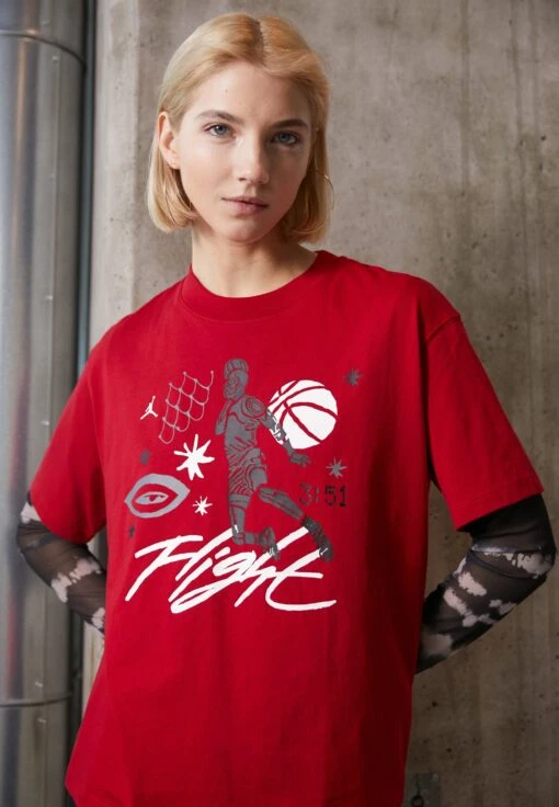 Jordan Tee Core - Print T-Shirt - Gym Red -Jiaxin Sport Shop a941e77c2f594051a287775705a034ee scaled