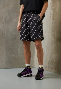 Jordan Poolside - Tracksuit Bottoms - Black/White