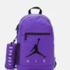 Jordan Air School Backpack With Pencil Case Unisex Set - Pencil Case - Psychic Purple -Jiaxin Sport Shop ae72504b319445bdbf99b4671f6751fc