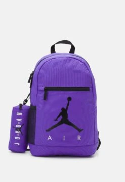 Jordan Air School Backpack With Pencil Case Unisex Set - Pencil Case - Psychic Purple