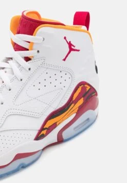 Jordan High-Top Trainers - White/Cardinal Red/Vivid Orange/Black -Jiaxin Sport Shop afc63f14adc847718a58763a459d6175