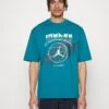 Jordan Crew - Print T-Shirt - Sky Teal/Citron Tint -Jiaxin Sport Shop b26acdedf0da4f658bbcf348303fa017