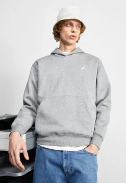 Jordan M J Ess Flc Po - Hoodie - Carbon Heather