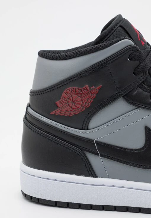 Air Jordan 1 Mid - High-Top Trainers - Black/Gym Red/Particle Grey/White -Jiaxin Sport Shop b817feb2cd624d099de20817b3bce998 scaled