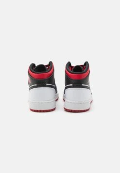 Air Jordan 1 Mid Unisex - Basketball Shoes - White/Gym Red/Black -Jiaxin Sport Shop bb0c3c2045f04110910a4774c185e206
