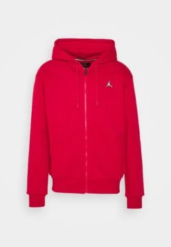 Jordan Hoodie - Zip-Up Sweatshirt - Gym Red/White -Jiaxin Sport Shop bcb6105d802f4a1398b2110ea5c42b47