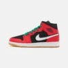 Air Jordan 1 Mid Se - High-Top Trainers - Black/Fire Red/White/Malachite -Jiaxin Sport Shop bd9ffeb64a034da5aadf3e18b0f2d7d6
